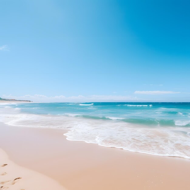 Luce solare all'aperto viaggio estivo mare onde che si infrangono sulla spiaggia del litorale Surf sulla spiaggia tropicale