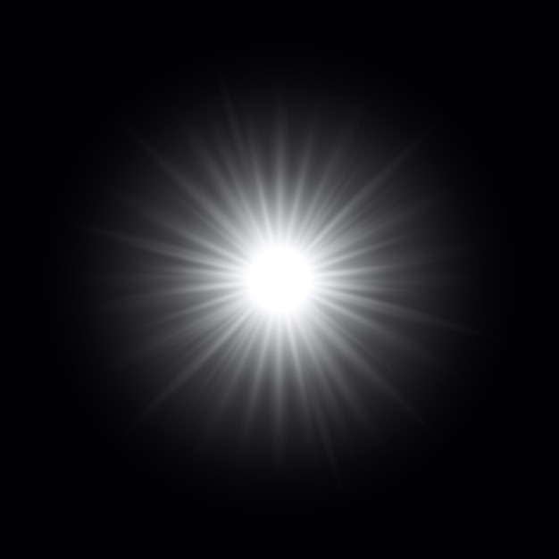 Luce solare speciale dell'obiettivo effetto luce solare