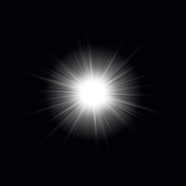 Luce solare speciale dell'obiettivo effetto luce solare