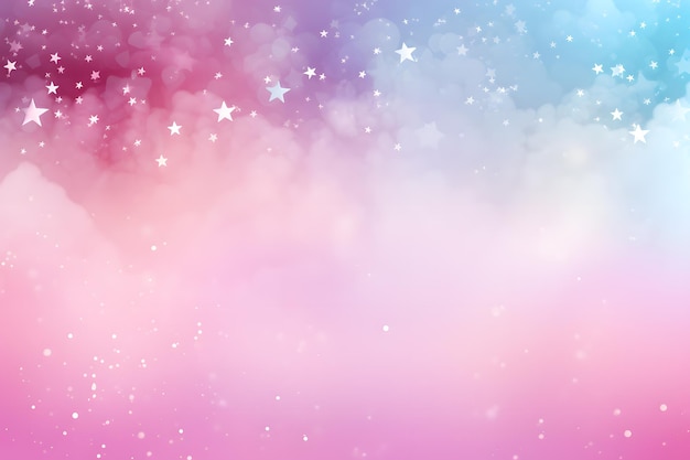 Luce stellare astratta e nuvole rosa e viola polvere stellare lampeggia sullo sfondo presentazione conce stellare