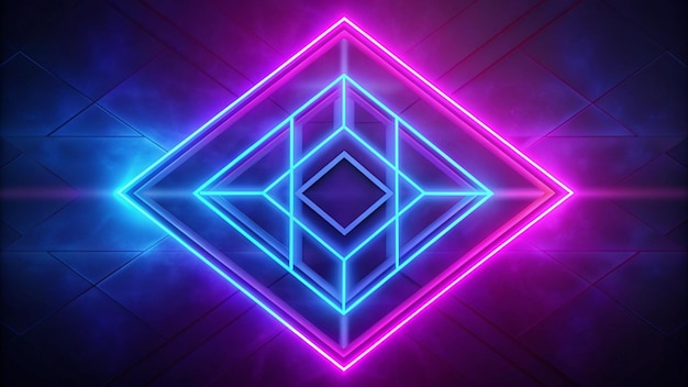 Luci al neon in una città futuristica
