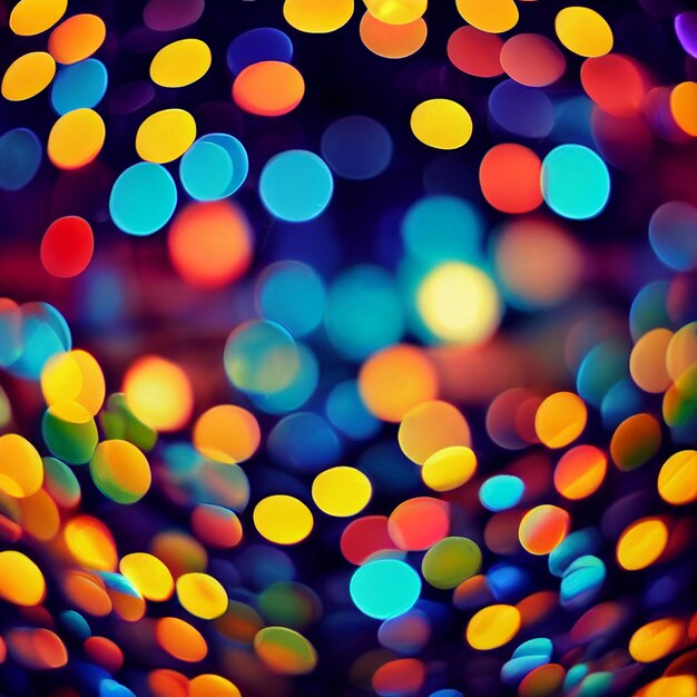 Luci bokeh effetto sfondo sfocato sfondo luci di Natale sfocate