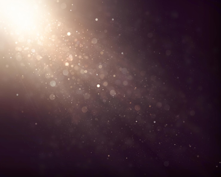 Luci bokeh sfocate e sfocate sullo sfondo