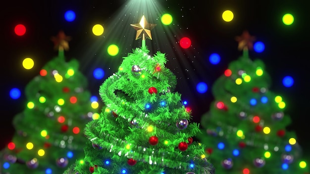 luci dell&#39;albero di Natale