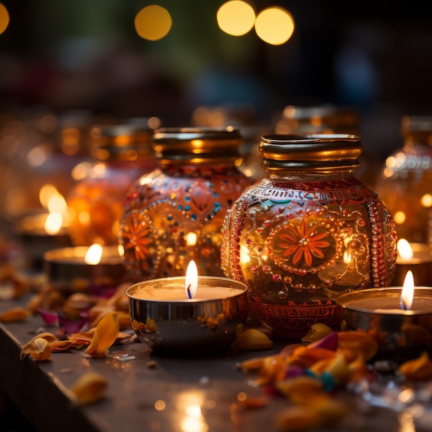 Luci tradizionali di Diwali