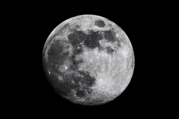 Luna piena con cielo notturno