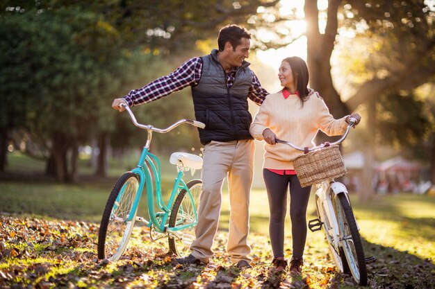 Lunghezza totale delle coppie con le biciclette