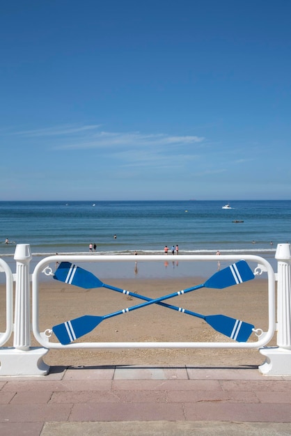 Lungomare e spiaggia, Ribadesella, Austurie, Spagna