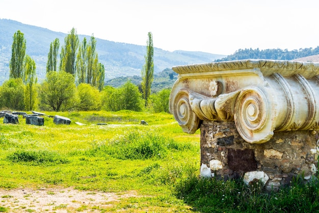 Luogo di turismo storico antico Sardes Artemis