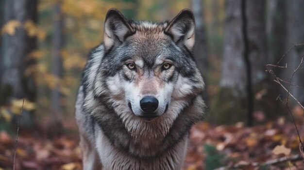 Lupo nell'ambiente naturale