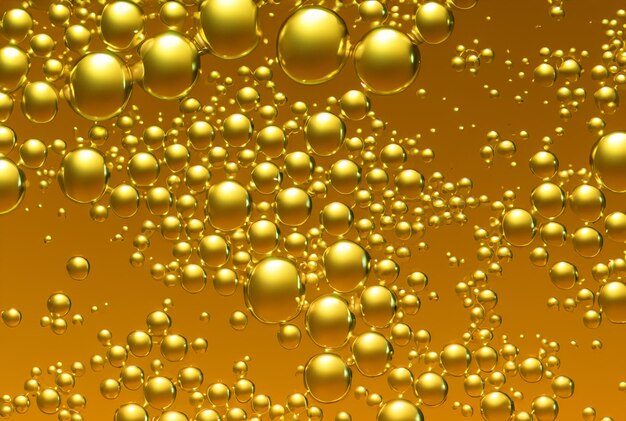 lusso oro essenza cosmetica bolle liquide molecole antiossidanti della bolla liquida