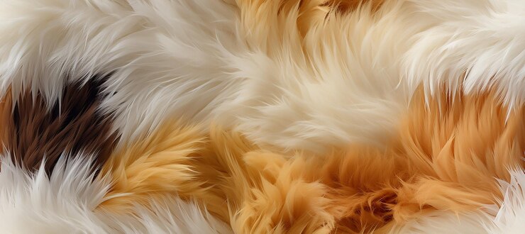 Lussuoso sfondo texturato confortevole con design astratto di pelliccia