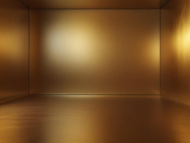 Luxuries sfondo della stanza con gradiente dorato