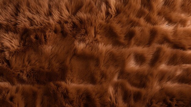 Luxurious Brown Animal Fur Texture Foto di scorta