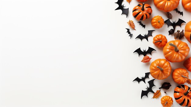 Luxury Halloween background zucca vibe con spazio di testo vuoto