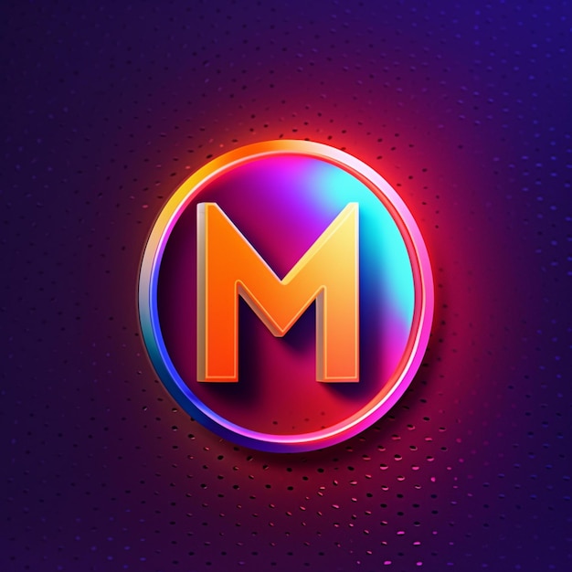 M lettera Logo Design