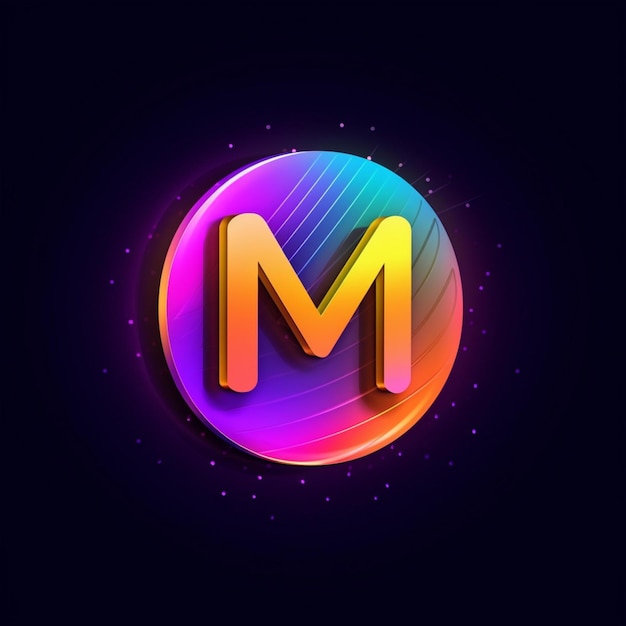 M lettera Logo Design