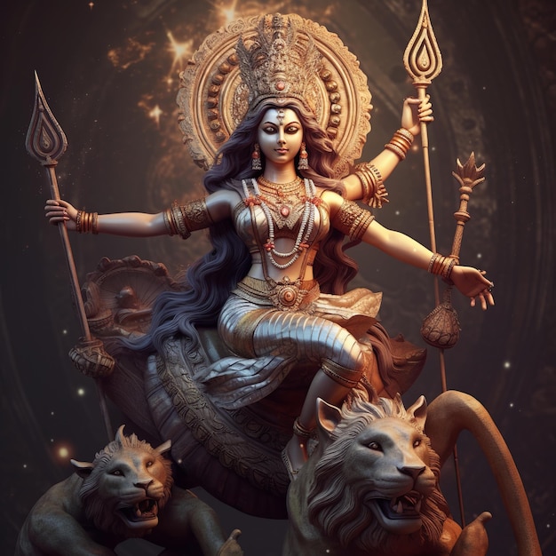 Maa Durga Generativo Ai