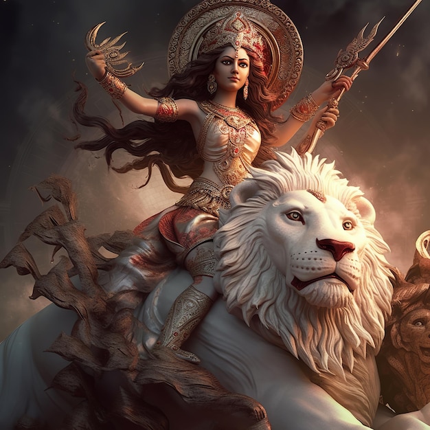 Maa Durga Generativo Ai