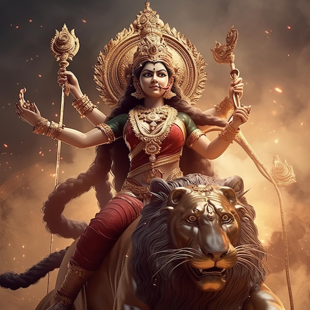 Maa Durga Generativo Ai