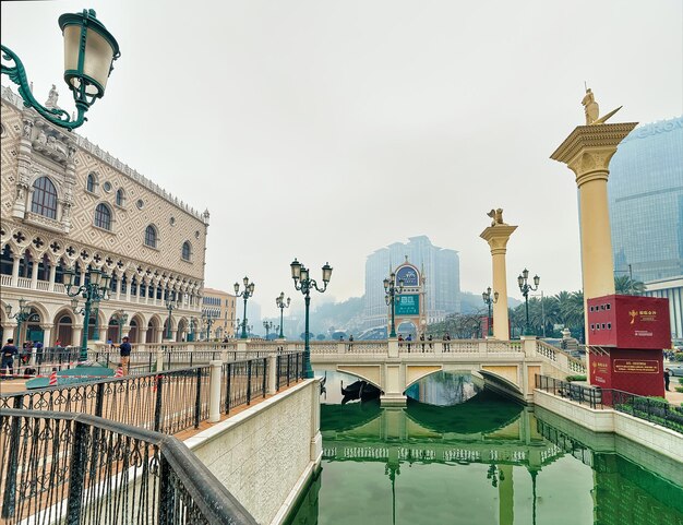 Macao, Cina - 8 marzo 2016: Canal at Macau Casino and Hotel, resort di lusso a Macao, Cina