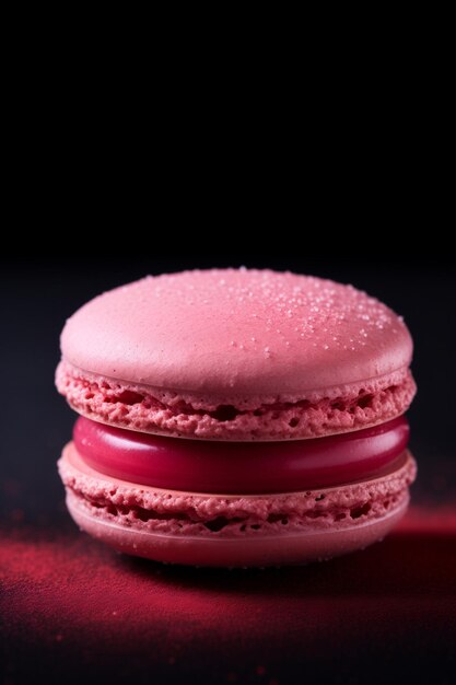 Macaron album fotografico visivo colorato pieno di diversi sapori e momenti dolci per gli amanti del dessert