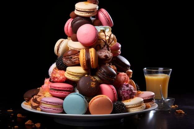 Macaron Tower Creative Generative AI