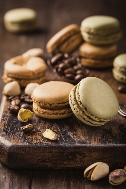 Macarons al caffè francese