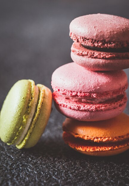 Macarons colorati