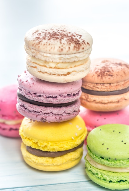 Macarons colorati