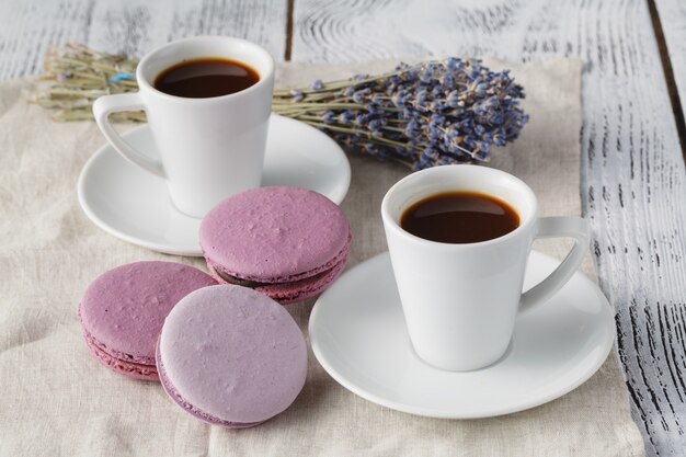 Macarons dessert ecologici tradizionali francesi