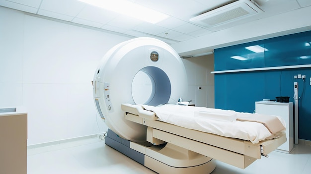 Macchina per imaging a risonanza magnetica nell'ospedale generativo ai