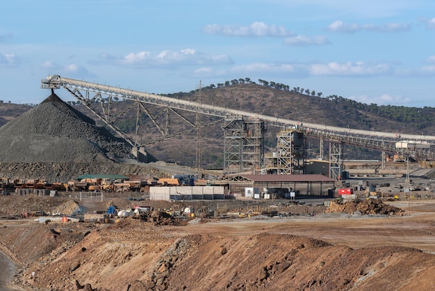 Macchine minerarie per l'estrazione di minerale di ferro e rame industriale minerario in Spagna