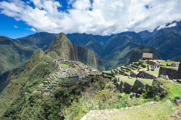 Machu Picchu il giorno nuvoloso