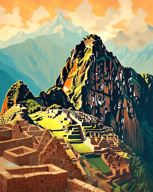 machu picchu in Perù