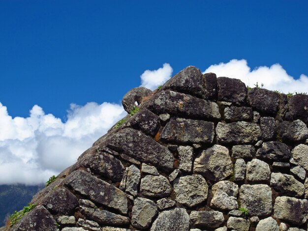 Machu Picchu rovine dell'Impero Inca nelle montagne delle Ande Perù Sud America