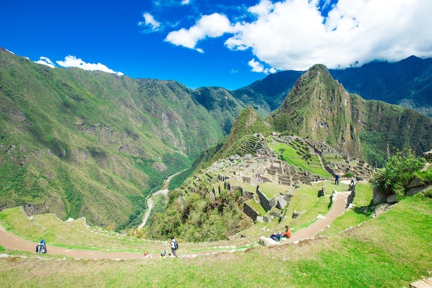 Machu Picchu un sito del patrimonio mondiale dell'UNESCOxAxA