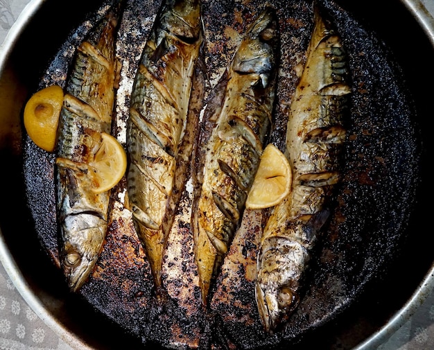 mackerel arrosto e limone