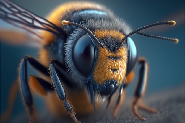 macro Bella ape, intelligenza artificiale generativa
