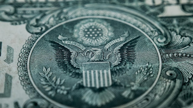 MACRO DELL'AQUILA SU UN DOLLARO AMERICANO