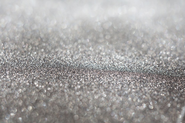 Macro di texture glitter grigio