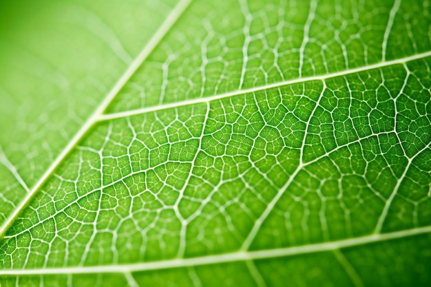 Macro grafia di foglia con sfondo scuro