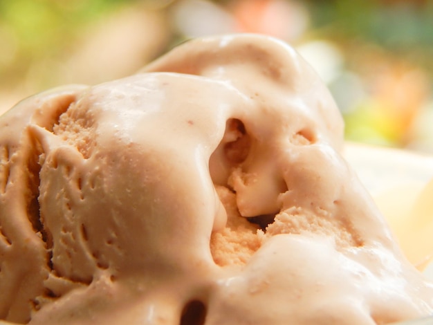 Macro shot di gelato
