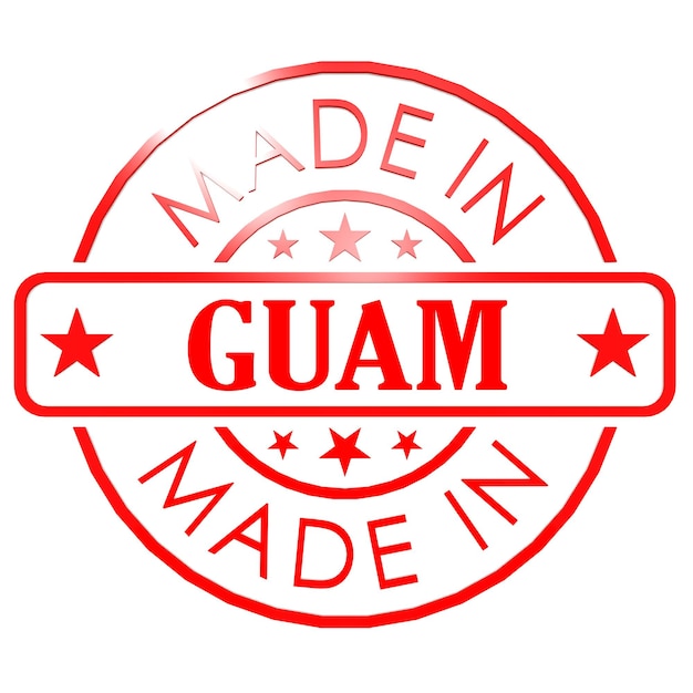 Made in Guam sigillo rosso