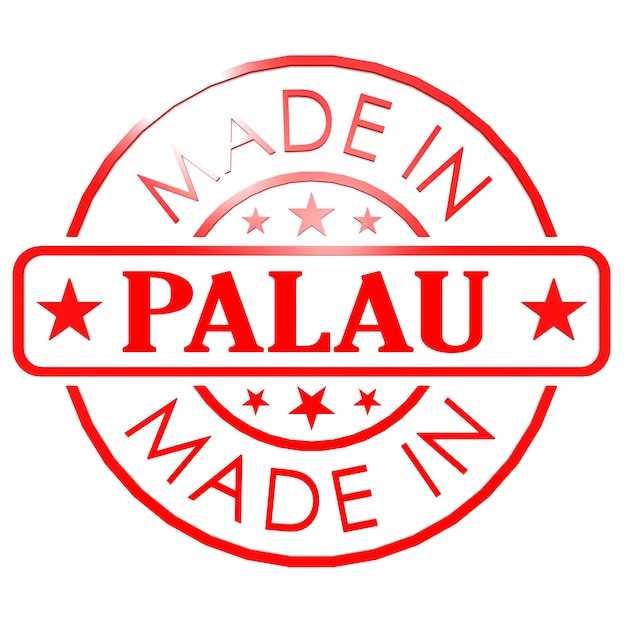 Made in Palau sigillo rosso