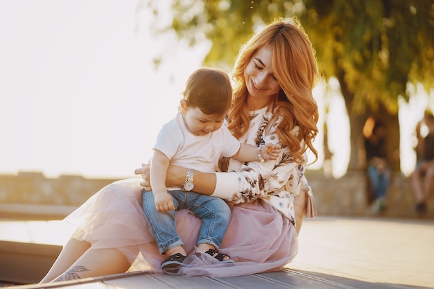 madre e figlio