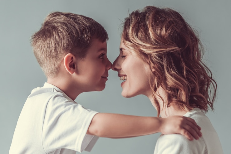 Foto madre e figlio