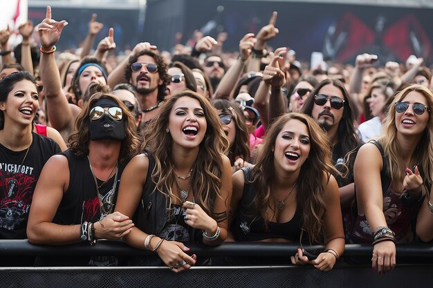 MADRID 30 GIUNOLa folla in un concerto al Download heavy metal music festival il 30 giugno a MadridSpagna