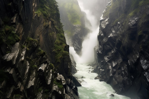 Maestose cascate che catturano la potente bellezza della natura in MotionxA