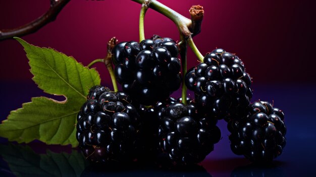 Maestoso contrasto Mulberry in contrasto con lo sfondo viola scuro